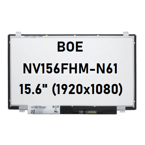 BOE NV156FHM-N61 15.6inch Laptop Screen 1920×1080 – ASA Online