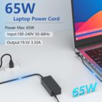 Genuine 65W AC Adapter Charger for HP Laptops – 19.5V 3.33A 4.5×3.0mm Blue Tip_2