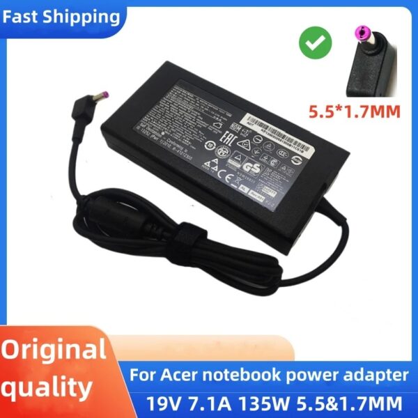 Laptop AC Adapter Charger For ACER Aspire V17 Nitro 5