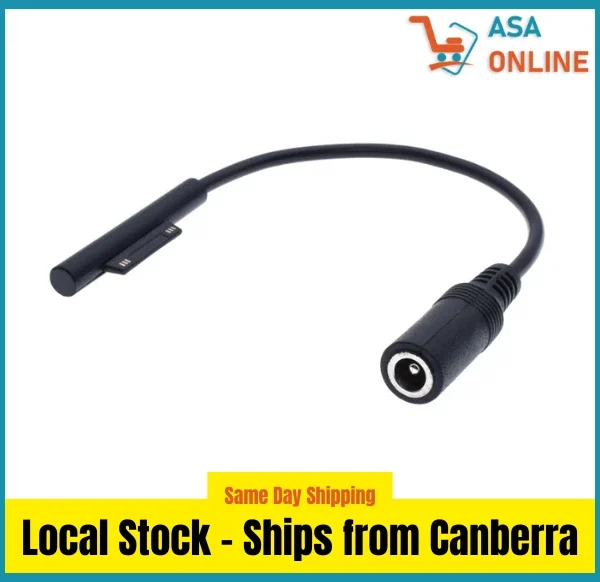 5.5x2.5mm DC Plug to Surface Pro 3/4/5/6 Connector