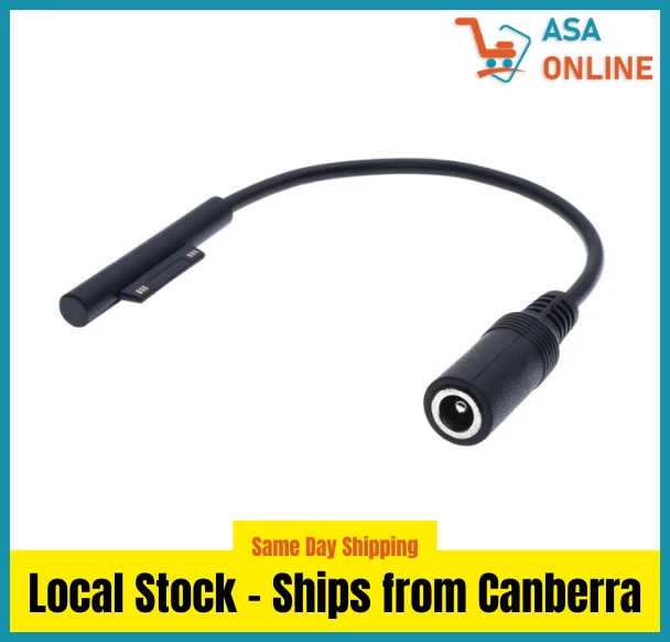 5.5x2.5mm DC Plug to Surface Pro 3/4/5/6 Connector