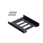 Black Metal 2.5 to 3.5 SSD HDD Mounting Bracket