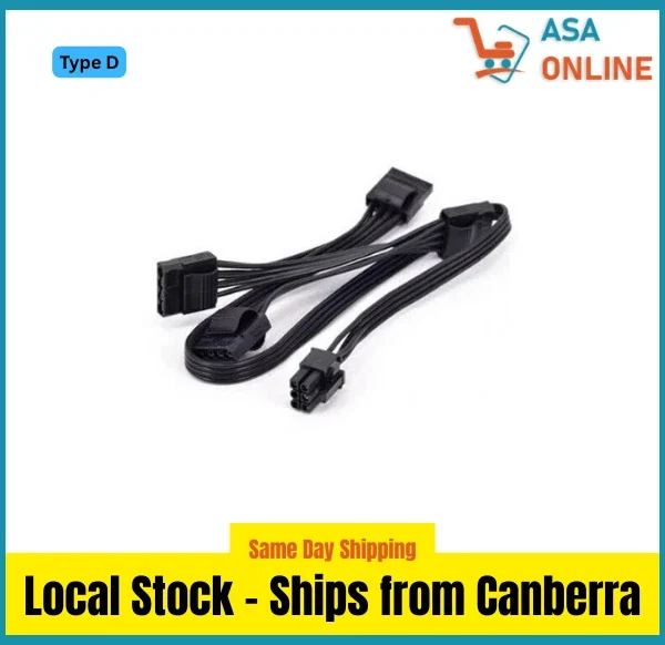 Cooler Master SFX PSU Black Cable Replacement Kit
