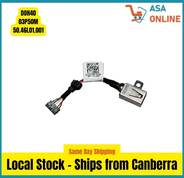 Dell Inspiron 14 7000 DC IN Cable Power Jack Socket 50.46L01.00