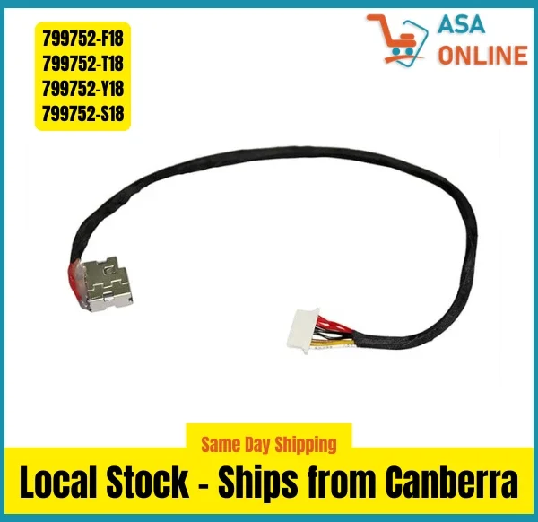HP Envy 17 DC Power Jack 799752-S18