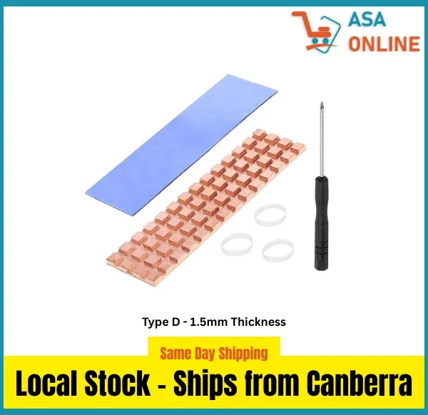 M.2 NVMe 2280 Copper Heatsink SSD Cooler