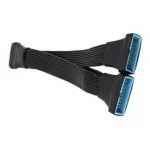 PC Motherboard 1 to 2 Way 19 Pin USB 3.0 Splitter Cable 15cm