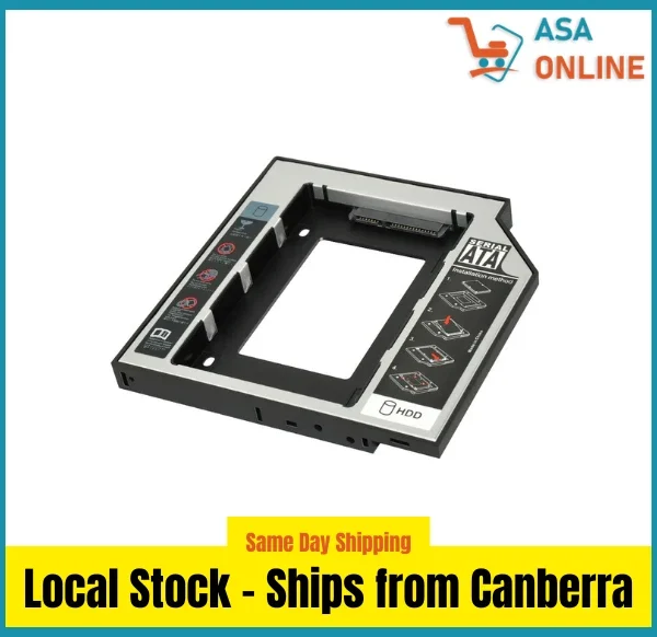Universal 12.7mm SATA 2nd HDD SSD Caddy