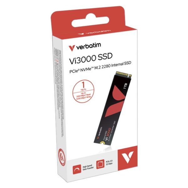 Verbatim 1TB PCIe Gen3 NVMe M.2 SSD Drive