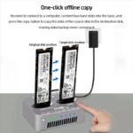 AEE7 Dual Bay M.2 NVMe SSD Enclosure 20Gbps