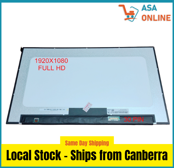 15.6inch FHD 30pins Screen NV156FHM-N4N V8.0 NV156FHM-N4T NV156FHM-N52 NV156FHM-N4L NV156FHM-N63 LP156WFC-SPB1 LP156WFC(SP)(MD) B156HAN02.5 LM156LFDL Includes a set of mounting tape