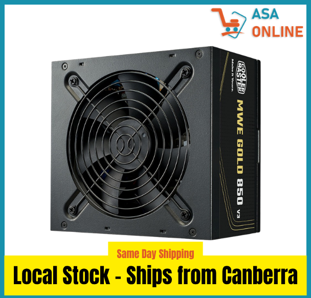 Cooler Master MWE Gold V3 850W PSU Black Cooler Master MWE Gold V3 850W PSU Black