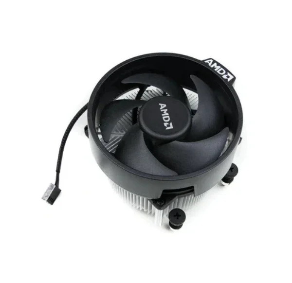 AMD Wraith Stealth Stock CPU Cooler for AM4/AM5 Ryzen – 65W Quiet PWM Fan