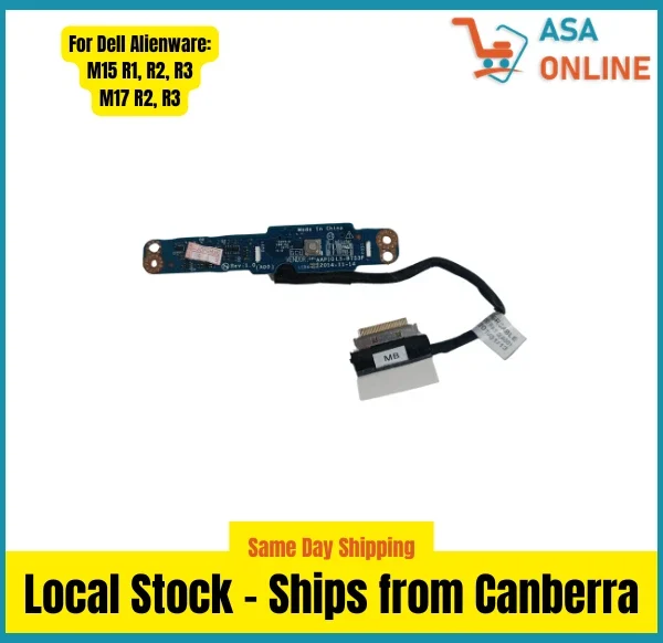 Dell Alienware M15/M17 Power Button Board with Cable DC020022A00