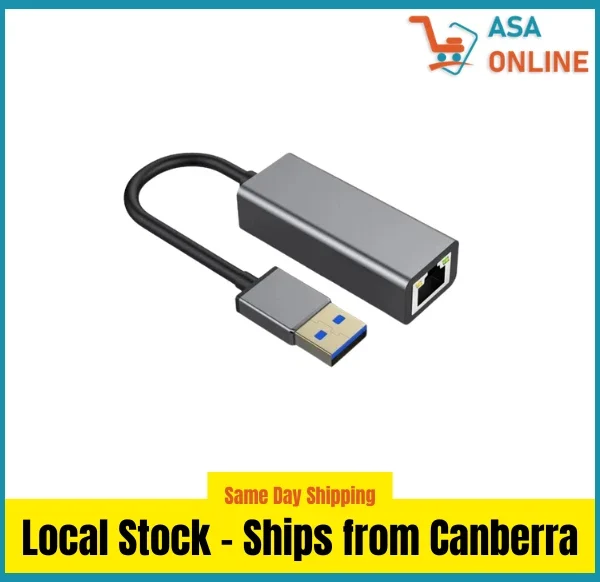 USB 3.0 to Gigabit RJ45 Ethernet LAN Adapter 1000Mbps