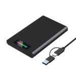 Tool-Free 2.5" SATA SSD Enclosure USB-C RGB SE239