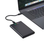 Tool-Free 2.5" SATA SSD Enclosure USB-C RGB SE239