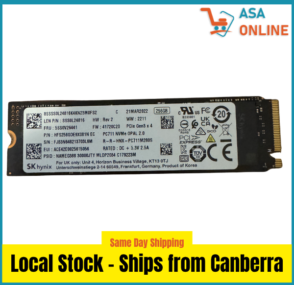 SK Hynix 256GB M.2 SATA SSD – Internal Drive