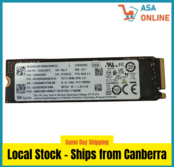 SK Hynix 256GB M.2 SATA SSD – Internal Drive