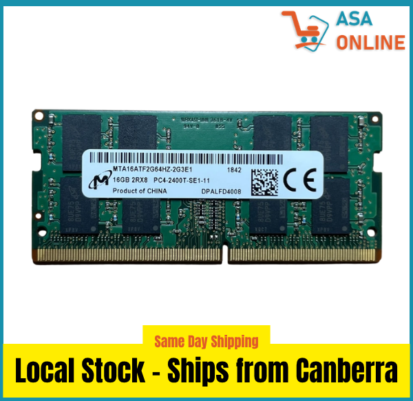 Micron 16GB DDR4 2400MHz SODIMM Laptop RAM