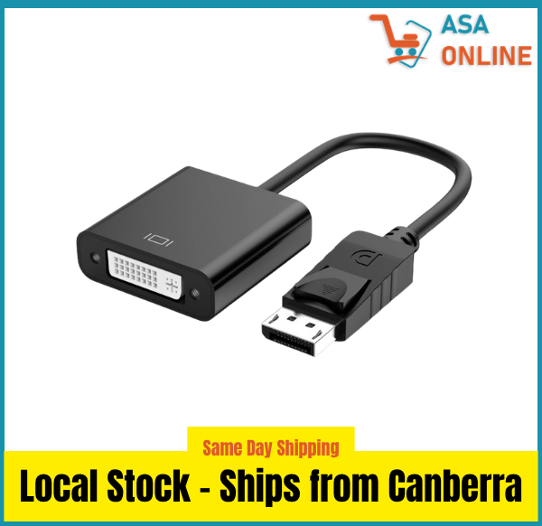 DisplayPort to DVI Monitor Adapter Cable 15cm