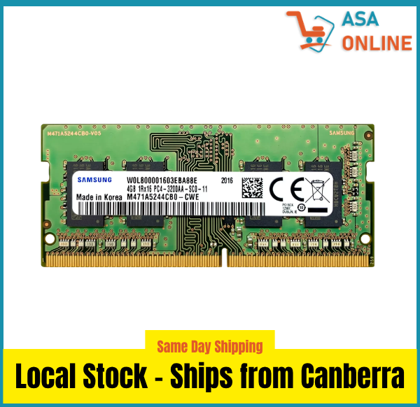 Samsung 4GB DDR4‑3200 SODIMM Laptop RAM (M471A5244CB0‑CWE)