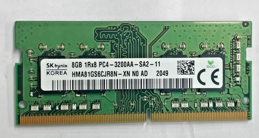 SK Hynix 8GB DDR4 Laptop RAM 3200MHz
